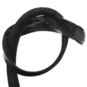 Thender 55-644N Nero Guaina Copricavi Nylon Elastica 20-40 mm min-max Prezzo Metro