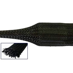 Thender 55-644N Nero Guaina Copricavi Nylon Elastica 20-40 mm min-max Prezzo Metro