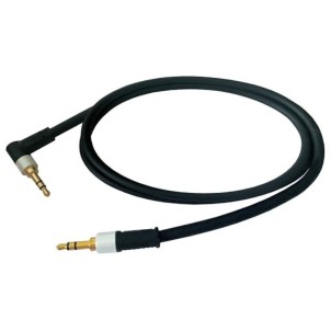 Thender 15-280.5AR 0.5m Cavo Audio Jack-Jack90° 3.5mm Stereo Contatti Placcati Oro