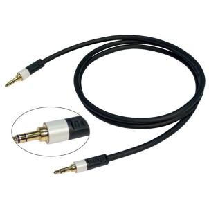 Thender 15-282 2m Cavo Audio Jack-Jack 3.5mm Stereo Contatti Placcati Oro