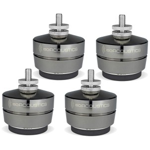 IsoAcoustics Gaia I Set 4 Isolatori Acustici per Diffusori da Pavimento Max 100Kg