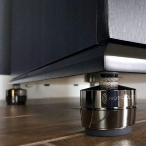 IsoAcoustics Gaia II Set 4 Isolatori Acustici per Diffusori da Pavimento Max 54Kg