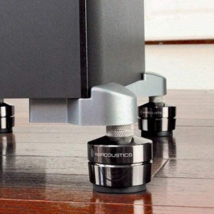 IsoAcoustics Gaia III Set 4 Isolatori Acustici per Diffusori da Pavimento Max 32Kg