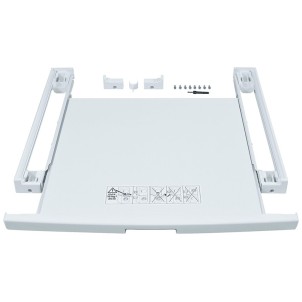 Bosch WTZ11400 Kit di Congiunzione Lavatrice Asciugatrice con Ripiano Estraibile