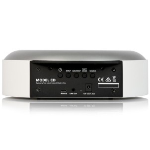 TivoliAudio Model CD White Wi-Fi App Tivoli Art Musica in Streaming LineOut