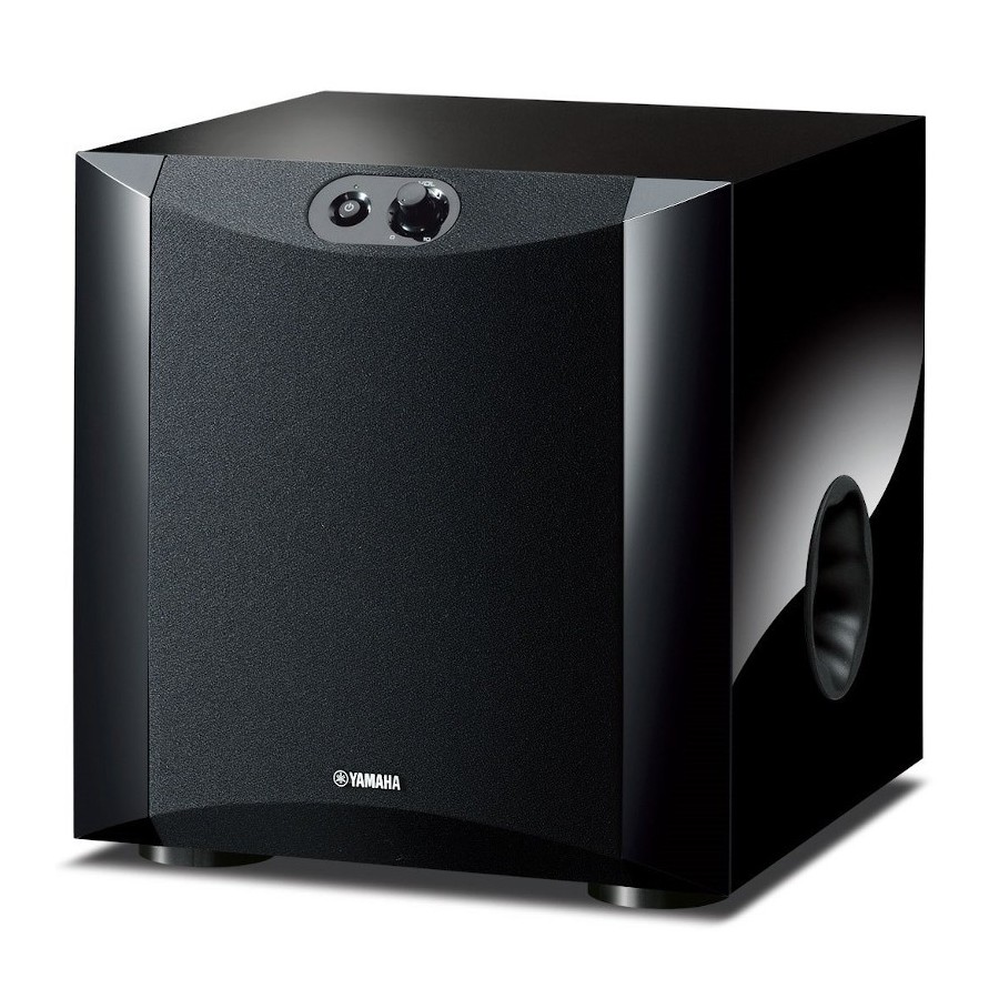 Yamaha NS-SW200PB PianoBlack Subwoofer 130W Woofer 20cm PWM Adv YST II Twisted Flare Port