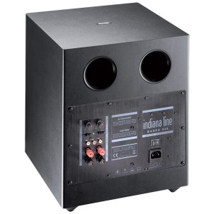 Indiana Line Basso 840 Nero Subwoofer Attivo 125Watt Woofer 27,5cm DoppioCondottoReflex