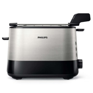 Philips HD2639/90 Inox Tostapane 1000W Scongelamento Riscaldamento Cassetto Briciole