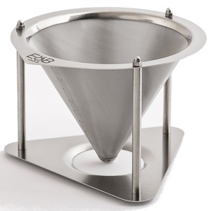 E&B Lab Dripper Filtro Inox Ultra Fine 35 micron Membrana Metallica in Filo Metallico