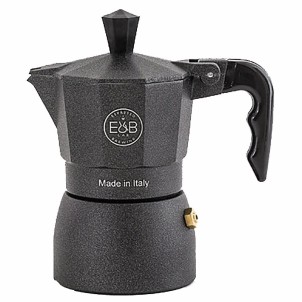 E&B Lab Moka Classic 1T Moka 1 Tazza per Piani a Gas Competition Moka Filter 