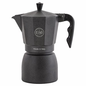 E&B Lab Moka Classic 6T Moka 6 Tazze per Piani a Gas Competition Moka Filter 