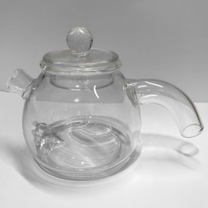 E&B Lab Server Globe Bricco di Ricambio in Vetro Borosilicato Soffiato a Mano per Moka Globe