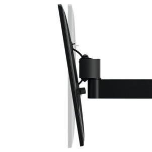 Vogel's Wall 3125 Black Staffa Muro TV19"-40" Max15Kg 2 snodi Vesa 75/200 Prof.5,7-24cm