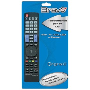 Bravo Original 2 Telecomando di Ricambio per TV LG
