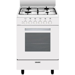 GlemGas A554MX6 Bianco Cucina L.53 x P.50 Forno Elettrico Multifunzioni Ventilato 6 funzioni