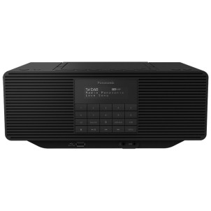 Panasonic RX-D70BTEG-K Black Hi-Fi Portatile CD USB Bluetooth Aux Radio DAB+ FM 30 memorie