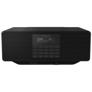 Panasonic RX-D70BTEG-K Black Hi-Fi Portatile CD USB Bluetooth Aux Radio DAB+ FM 30 memorie