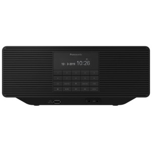 Panasonic RX-D70BTEG-K Black Hi-Fi Portatile CD USB Bluetooth Aux Radio DAB+ FM 30 memorie