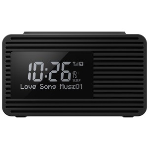 Panasonic RC-D8EG-K Radiosveglia DAB+ FM USB-CaricaTelefono DoppioTimer Snooze Sleep