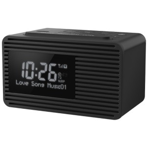 Panasonic RC-D8EG-K Radiosveglia DAB+ FM USB-CaricaTelefono DoppioTimer Snooze Sleep