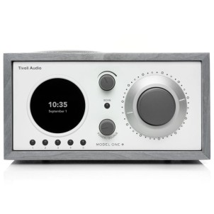 TivoliAudio Model One+ Grey/White Radio DAB/DAB+ FM Bluetooth Aux Orologio Sveglia