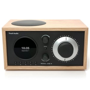 TivoliAudio Model One+ Oak/Black Radio DAB/DAB+ FM Bluetooth Aux Orologio Sveglia