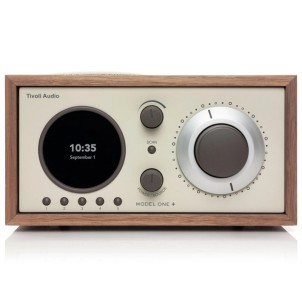TivoliAudio Model One+ Walnut/Beige Radio DAB/DAB+ FM Bluetooth Aux Orologio Sveglia