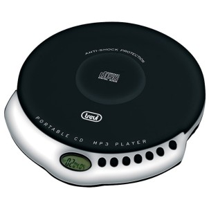 Trevi CMP498 Black Lettore CD MP3 Portatile ESP CD 60sec MP3 120sec 2x Pile AA