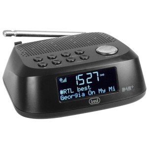 Trevi RC80D4DAB Black Radiosveglia DAB/DAB+ FM 30memorie Snooze Sleep