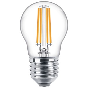 Philips Sfera Filamento LED 6.5W E27 Equivalente 60w 230V 2700K