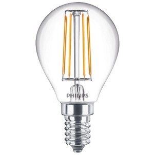 Philips Sfera Filamento LED 4.3W E14 Equivalente 40w 230V 2700K