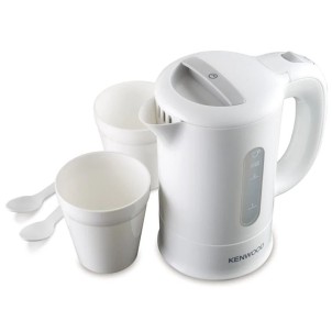 Kenwood JKP250 Bollitore da Viaggio Compatto 0.5L DoppioVoltaggio 2Tazze 2Cucchiai