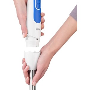 Braun MQ3025WH Spaghetti Minipimer 700W 1Velocità+Turbo AstaAcciao Frusta Tritatutto Bicchiere