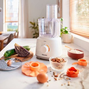 Philips HR7310/00 Robot da Cucina 700 Watt Multifunzione Dischi Ciotola 1,5L