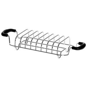 Smeg TSBW01 Inox Griglia Scalda Pane e Brioches per Tostapane 2 Fette 50's Style