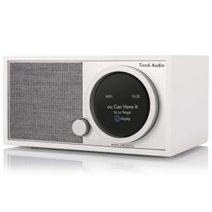 TivoliAudio Model One Digital (Gen.2) White Radio DAB+ FM BT AirPlay2 Chromecast Wi-Fi Art