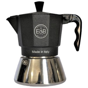 E&B Lab Moka Induction 3T Moka 3 Tazze per Piani a Induzione Competition Moka Filter 