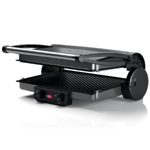 Bosch TCG4215 Silver Bistecchiera 2000W 3 Posizioni Piastre Rimovibili Lavabili in Lavastoviglie