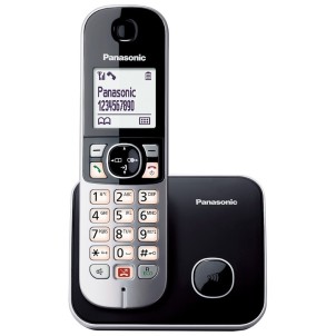 Panasonic KX-TG6851JTB Black Telefono Cordless DECT-GAP VivaVoce Display1.8" Rubrica 200 Numeri
