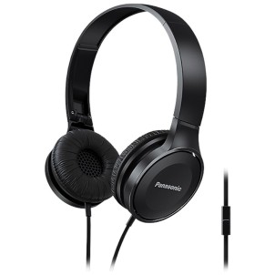 Panasonic RP-HF100ME-K Black Cuffia Padiglione Pieghevole Microfono Comandi Smartphone