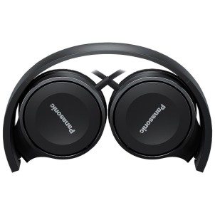 Panasonic RP-HF100ME-K Black Cuffia Padiglione Pieghevole Microfono Comandi Smartphone