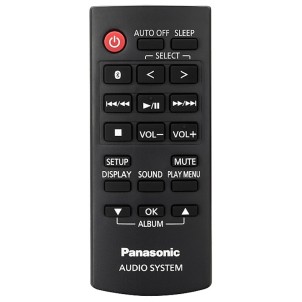 Panasonic RX-D552E-K Black Hi-Fi Portatile CD USB Bluetooth Radio DAB+ FM 30 memorie