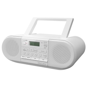 Panasonic RX-D552E-W White Hi-Fi Portatile CD USB Bluetooth Radio DAB+ FM 30 memorie