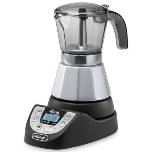 DeLonghi EMKP42.B Alicia Plus Moka 2/4 Tazze Elettrica Timer 24h Mantenimento Caldo 30min