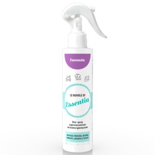 Essentia Le Nuvole Lavanda 250ml Spray Igienizza Profuma Deterge Ambienti Superfici Tessuti