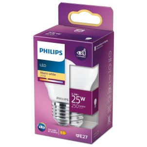 Philips LED Sfera Classic E27 SM 2.2W 230V 250lm 2700K Equivalente 25W