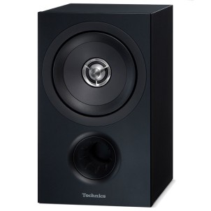 Technics SB-C600E-K Black Coppia Casse Scaffale 60W 2vie T2.5 W15 BassReflex