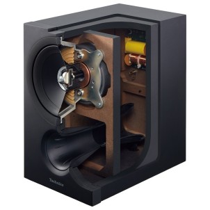 Technics SB-C600E-K Black Coppia Casse Scaffale 60W 2vie T2.5 W15 BassReflex