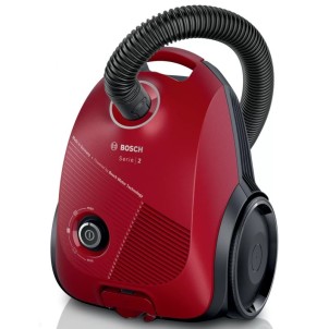 Bosch BGBS2RD1 Rosso Aspirapolvere Traino con Sacco 600W Filtro Hygienic