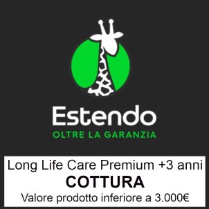 Estendo Cottura +3 3000€ Long Life Care Premium Estensione Garanzia +3 anni Fino a 3000€